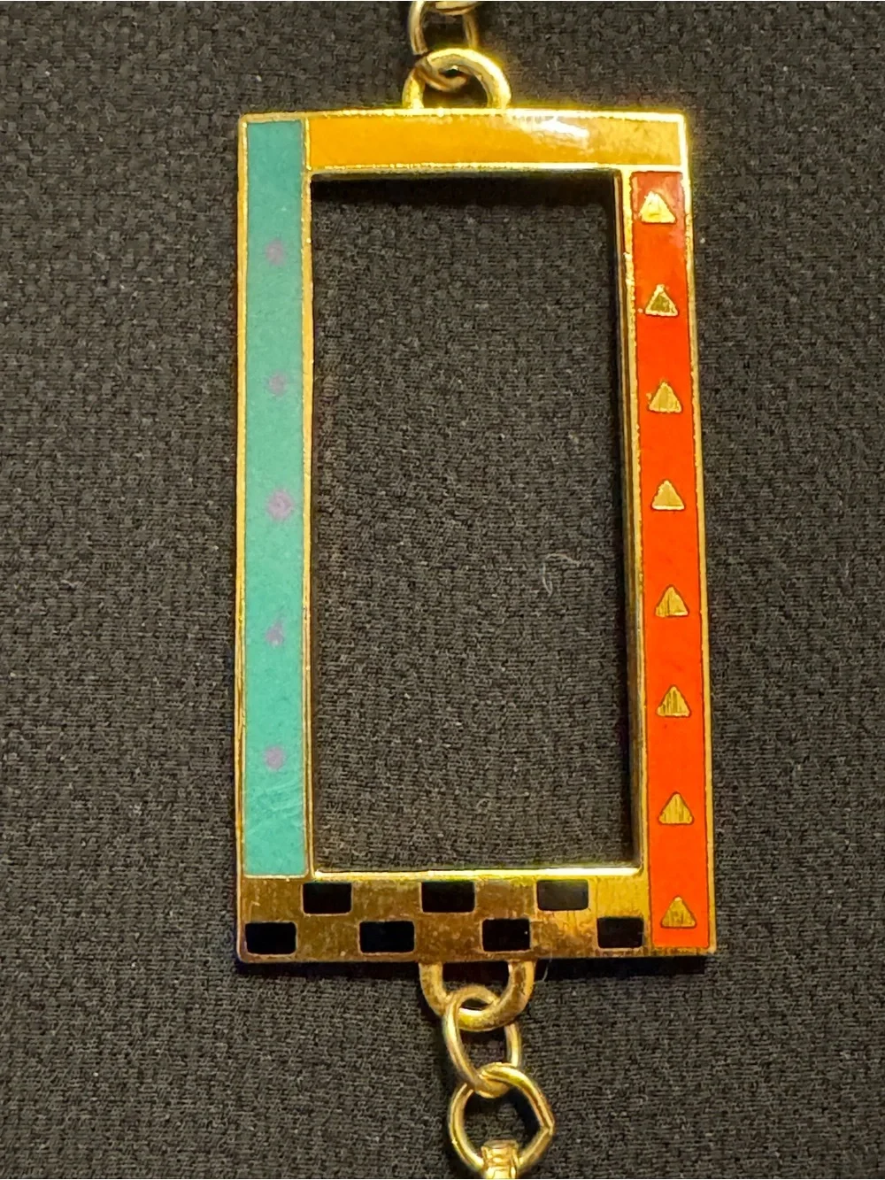 Laurel Burch Aarin Zi Lightning Enamel Necklace 37”